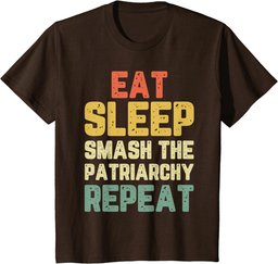Eat Sleep Smash Patriarchy Repeat Feminism Feminist Vintage T-Shirt