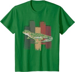 Retro Lizard Animal Gecko Lover Reptile Leopard Gecko T-Shirt