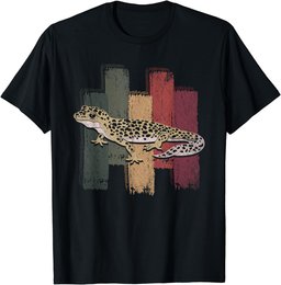Retro Lizard Animal Gecko Lover Reptile Leopard Gecko T-Shirt