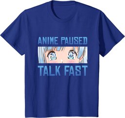 ANIME PAUSED TALK FAST for Men Women Teen Girls Anime Lovers T-Shirt