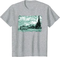 Van Gogh: Wheat Field with Cypresses Remix T-Shirt