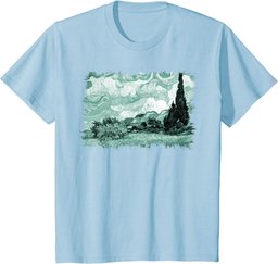 Van Gogh: Wheat Field with Cypresses Remix T-Shirt