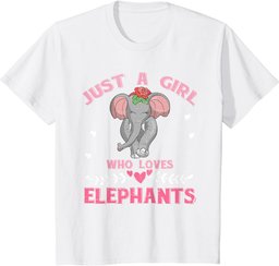 Africa Safari Animal Lover Women Girls Elephant T-Shirt