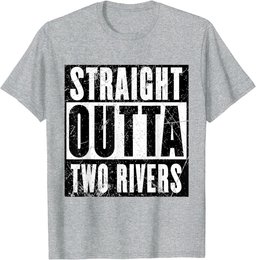 Wheel of Time Straight Outta Two Rivers Distressed T-Shirt