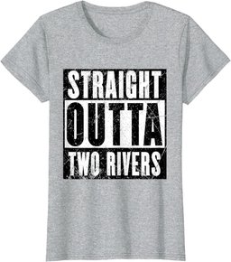 Wheel of Time Straight Outta Two Rivers Distressed T-Shirt