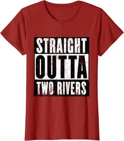 Wheel of Time Straight Outta Two Rivers Distressed T-Shirt
