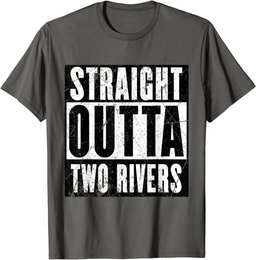 Wheel of Time Straight Outta Two Rivers Distressed T-Shirt