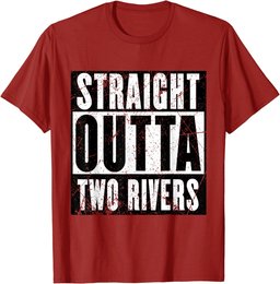 Wheel of Time Straight Outta Two Rivers Distressed T-Shirt