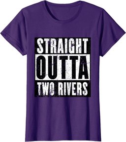 Wheel of Time Straight Outta Two Rivers Distressed T-Shirt