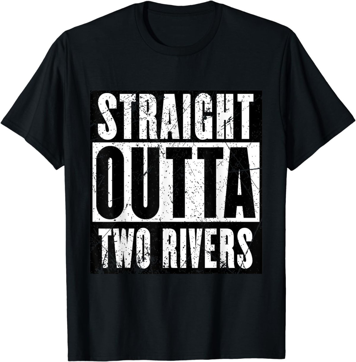 Wheel of Time Straight Outta Two Rivers Distressed T-Shirt