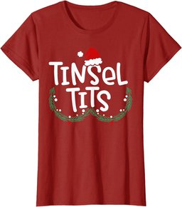 Jingle Balls Tinsel Tits Couple Christmas Couples Matching T-Shirt