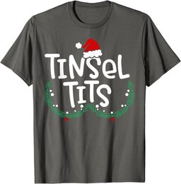 Jingle Balls Tinsel Tits Couple Christmas Couples Matching T-Shirt