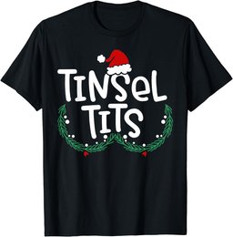 Jingle Balls Tinsel Tits Couple Christmas Couples Matching T-Shirt