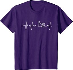 Heartbeat Drums T-Shirt Drumsticks Drummer T-Shirt