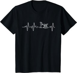 Heartbeat Drums T-Shirt Drumsticks Drummer T-Shirt