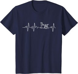 Heartbeat Drums T-Shirt Drumsticks Drummer T-Shirt