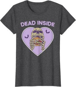 Dead Inside Skeleton Yami Kawaii Mental Illness Menhera T-Shirt