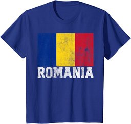 Romanian Romania Flag Gift T Shirt Home Souvenir Men Women T-Shirt