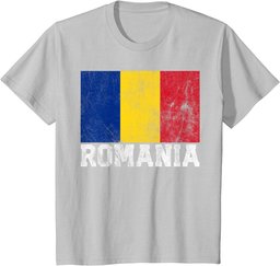 Romanian Romania Flag Gift T Shirt Home Souvenir Men Women T-Shirt