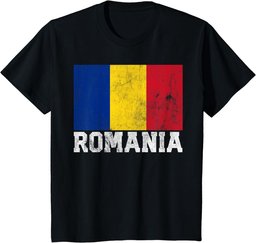 Romanian Romania Flag Gift T Shirt Home Souvenir Men Women T-Shirt