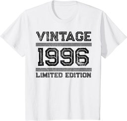 Vintage 1996 Born in 1996 birthday gift T-Shirt