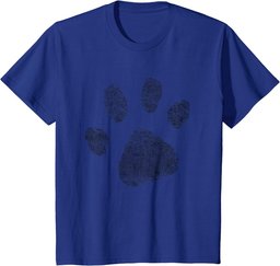 Dog Mom T Shirt | Distressed Paw Print Women Men Dog Lovers T-Shirt