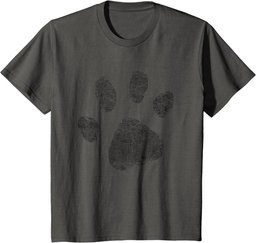 Dog Mom T Shirt | Distressed Paw Print Women Men Dog Lovers T-Shirt
