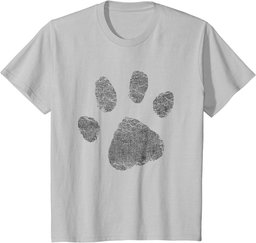 Dog Mom T Shirt | Distressed Paw Print Women Men Dog Lovers T-Shirt