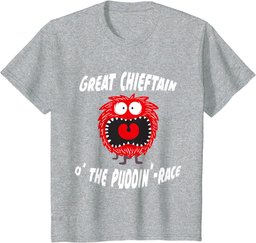 Haggis Chieftain O The Puddin Race Funny Rabbie Burns Night T-Shirt