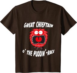 Haggis Chieftain O The Puddin Race Funny Rabbie Burns Night T-Shirt