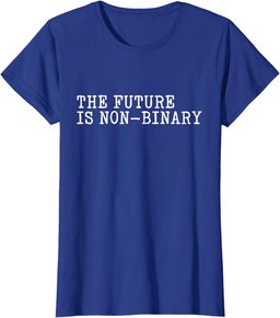 The Future is Non-Binary - Genderfluid Support & Awareness T-Shirt