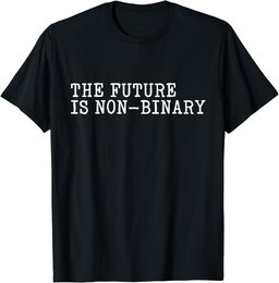 The Future is Non-Binary - Genderfluid Support & Awareness T-Shirt