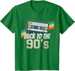 Men's Women's Kids Vintage Retro Back To 90's T-Shirt