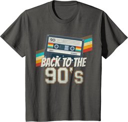 Men's Women's Kids Vintage Retro Back To 90's T-Shirt