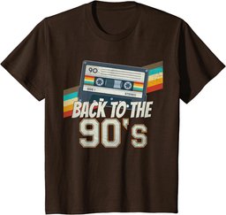 Men's Women's Kids Vintage Retro Back To 90's T-Shirt