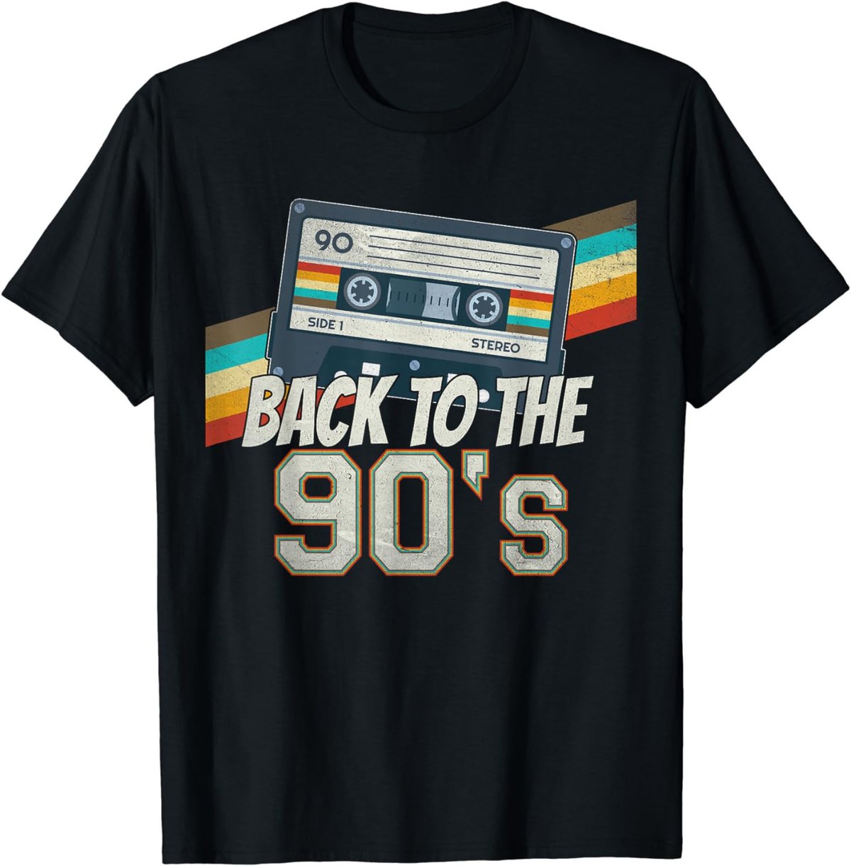 Men's Women's Kids Vintage Retro Back To 90's T-Shirt