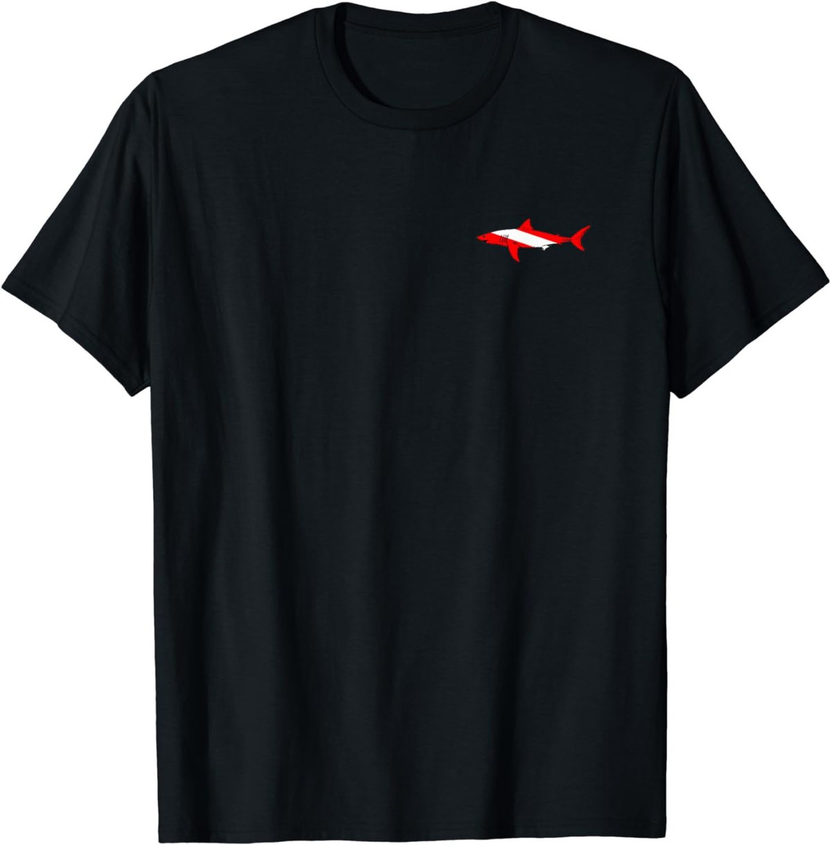 DIVE Shark Diver Down Flag Scuba Diving Men or Women T-Shirt