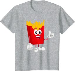 French Fries Ketchup Fast Food Lover Fancy Dress Costume T-Shirt