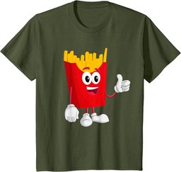 French Fries Ketchup Fast Food Lover Fancy Dress Costume T-Shirt
