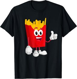 French Fries Ketchup Fast Food Lover Fancy Dress Costume T-Shirt