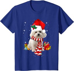 Funny Bichon Frise Christmas T-Shirt
