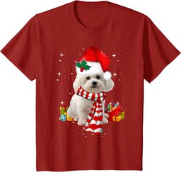 Funny Bichon Frise Christmas T-Shirt