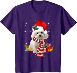 Funny Bichon Frise Christmas T-Shirt