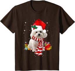 Funny Bichon Frise Christmas T-Shirt