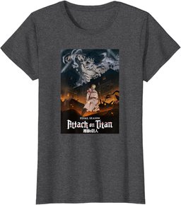 Attack on Titan Season 4 Key Art with Logo T-Shirt