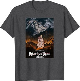 Attack on Titan Season 4 Key Art with Logo T-Shirt
