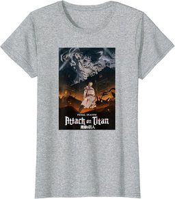 Attack on Titan Season 4 Key Art with Logo T-Shirt