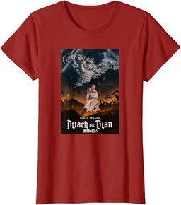 Attack on Titan Season 4 Key Art with Logo T-Shirt