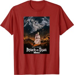 Attack on Titan Season 4 Key Art with Logo T-Shirt