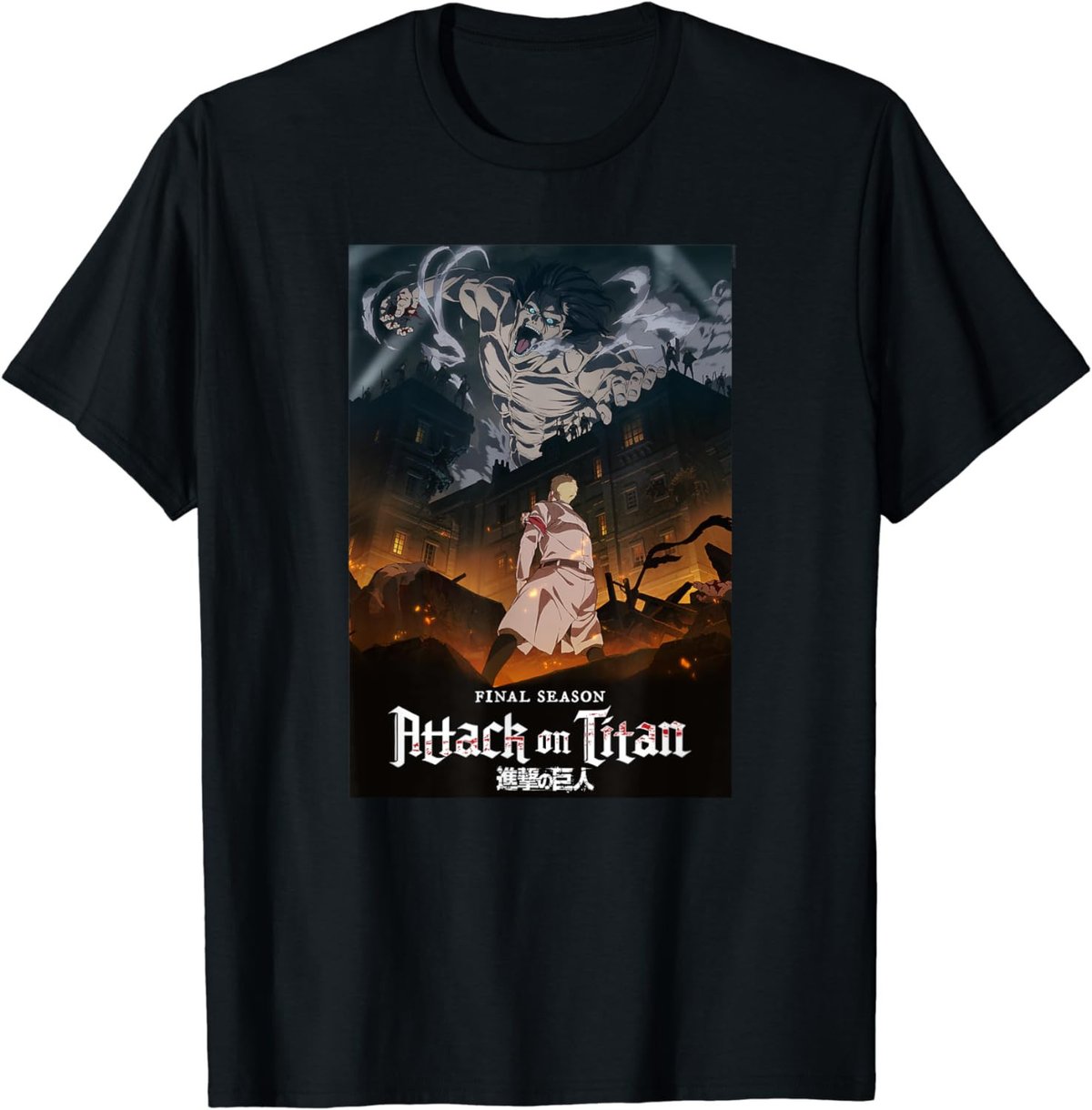 Attack on Titan Season 4 Key Art with Logo T-Shirt